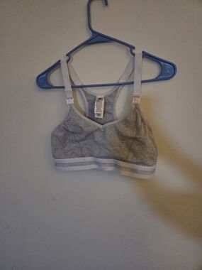 Bravado Heather Gray Pumping Sports Bra